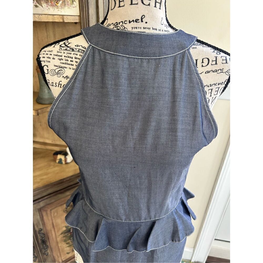 Anna Sui Chambray shift dress - Picture 6 of 8